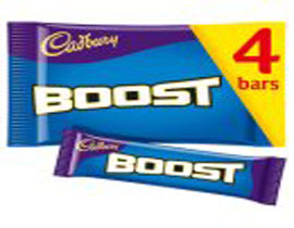 Cadbury Boost Chocolate Bar 4 Pack